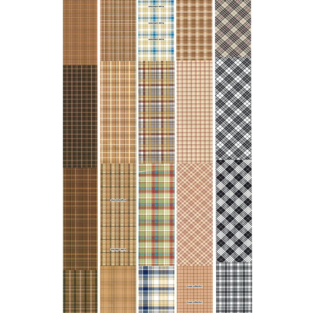 Heritage Plaid & Gingham Nail Foil Collection - 386