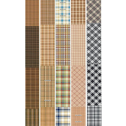 Heritage Plaid & Gingham Nail Foil Collection - 386