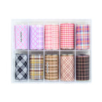Heritage Plaid & Gingham Nail Foil Collection - 386