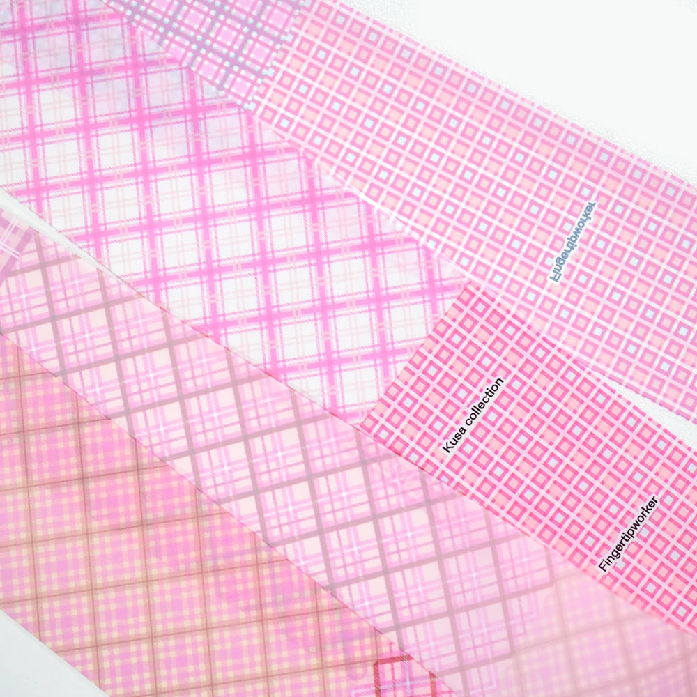 Heritage Plaid & Gingham Nail Foil Collection - 386