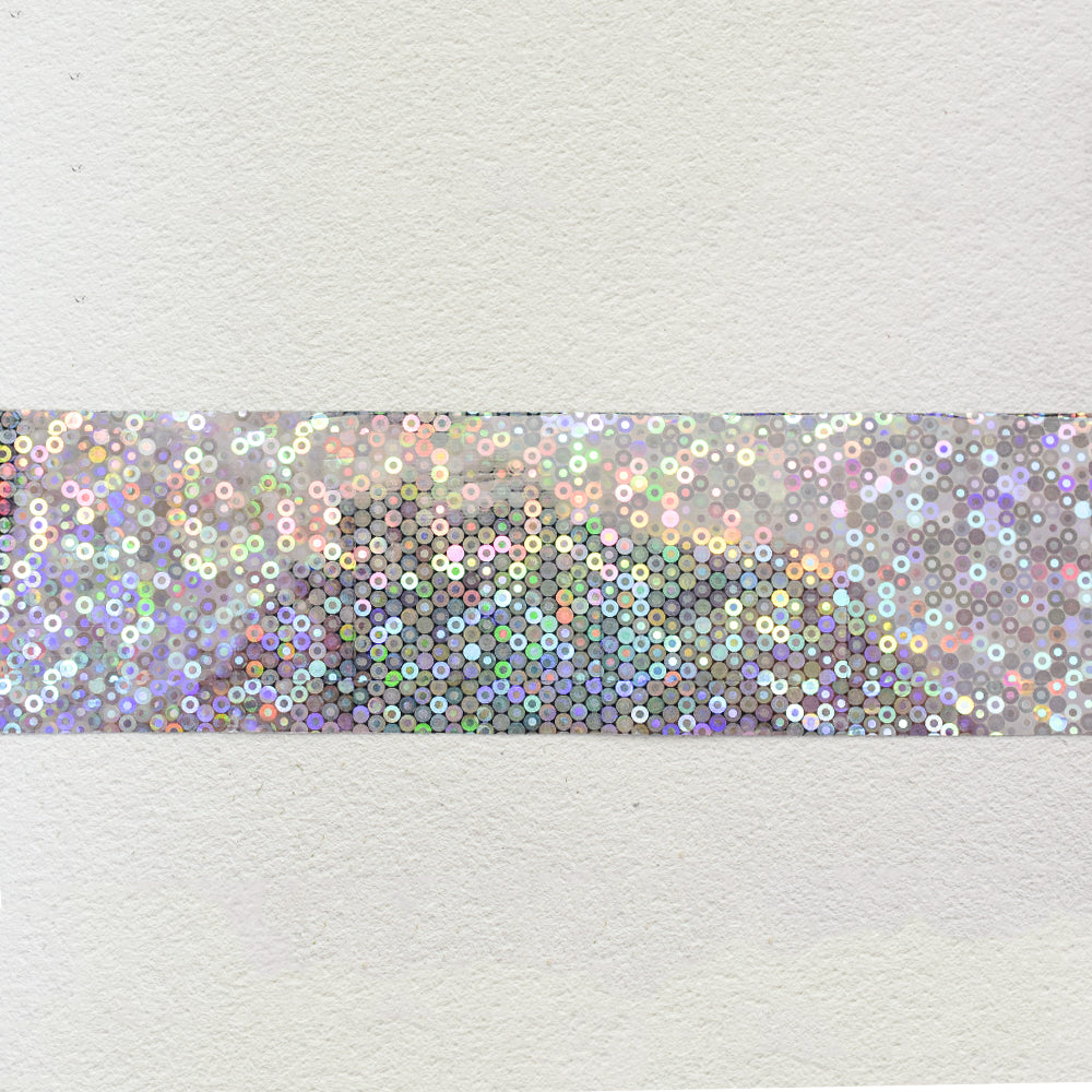 Holo Sequin Sparkle Nail Foil | Laser Circle Glitter Nail Art Transfer