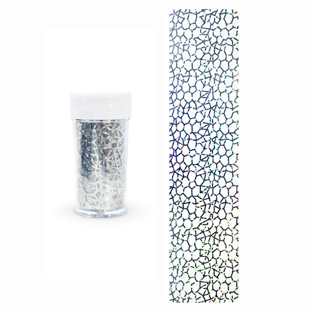 Holographic Mosaic Nail Foil Strip 100cm