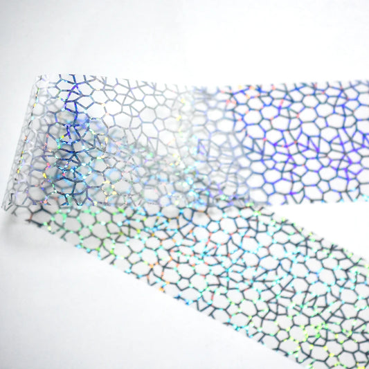 Holographic Mosaic Nail Foil Strip 100cm