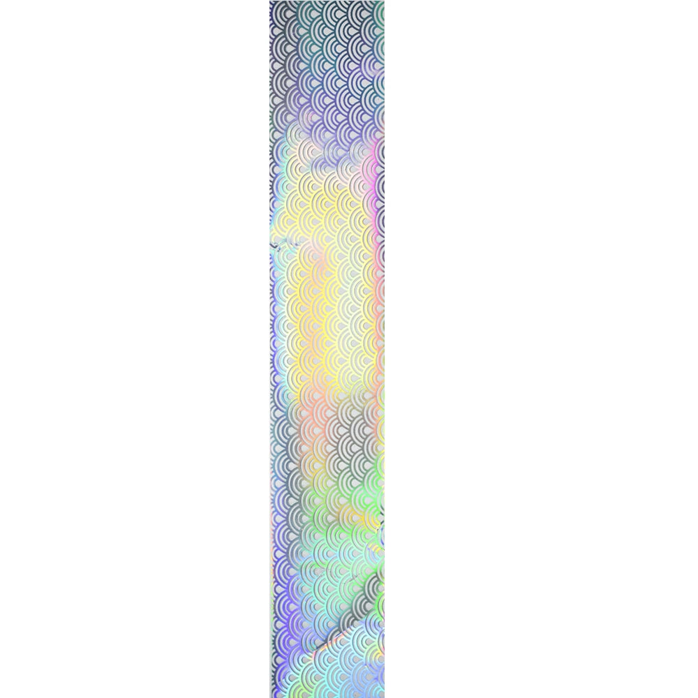 Holographic Wave Nail Foil Strip 100cm