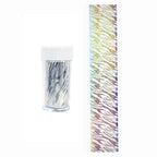 Holographic Zebra Print Nail Foil Strip 100cm