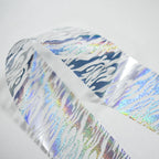 Holographic Zebra Print Nail Foil Strip 100cm