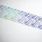 Holographic Zebra Print Nail Foil Strip 100cm