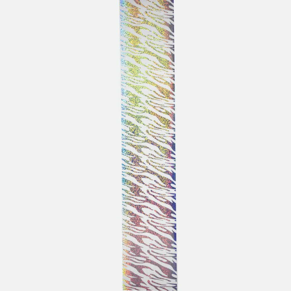 Holographic Zebra Print Nail Foil Strip 100cm