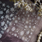 Holographic Glitter Snowflake Nail Stickers to5415