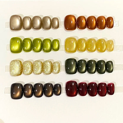 Holographic Magnetic Cat Eye Gel Polish For Autumn