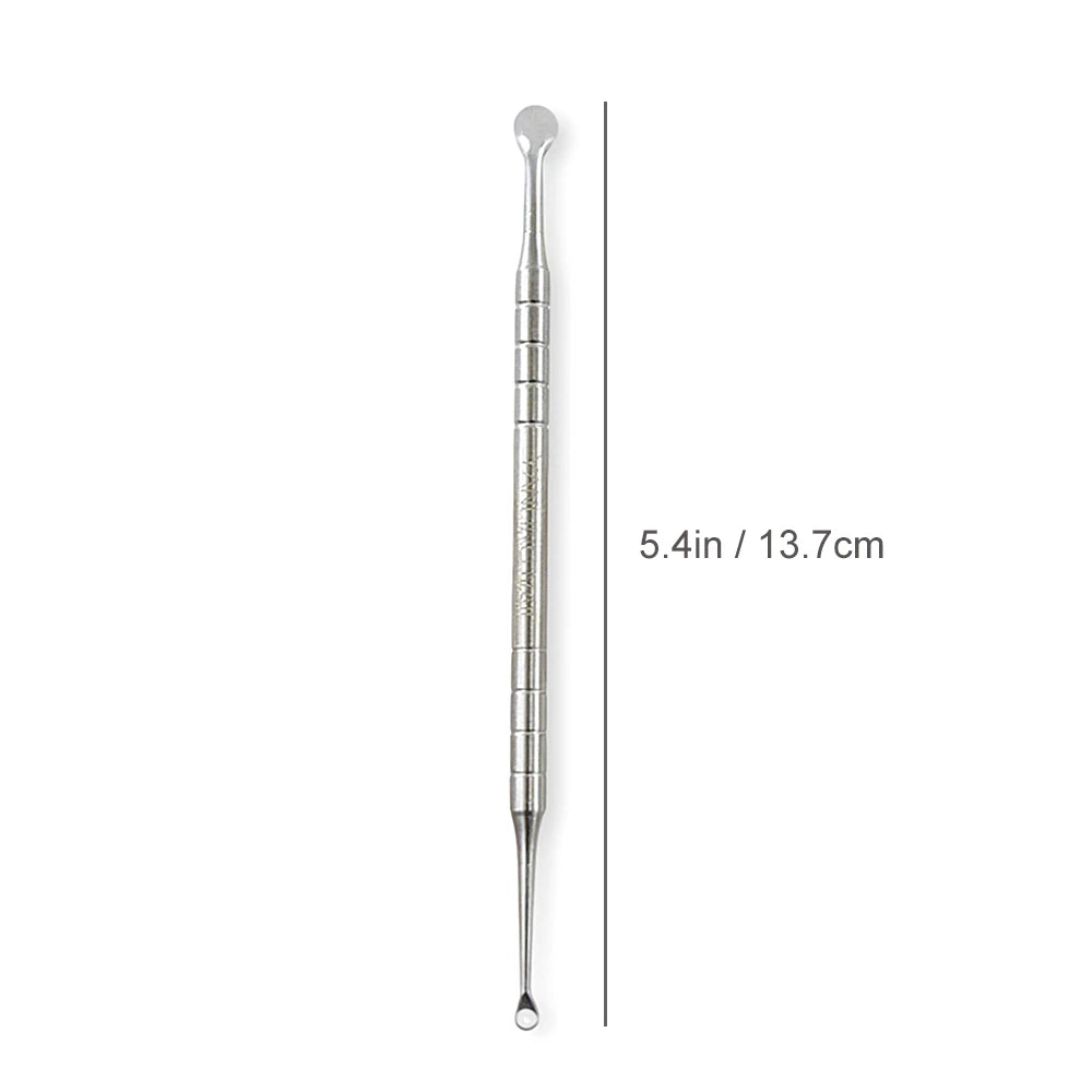 Horseshoe Double-Head Steel Cuticle Pusher - Artisan Hand-Polished