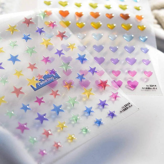Jelly Cherry Nail Art Stickers Strawberry Fruit Adhesive Nail Sticker Decals to3214