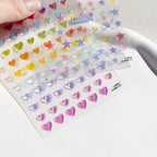 Jelly Cherry Nail Art Stickers Strawberry Fruit Adhesive Nail Sticker Decals to3214