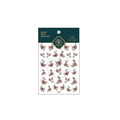 Red Nail Art Stickers Adhesive Slider Flowers Sticker Decals KX144