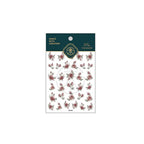 Red Nail Art Stickers Adhesive Slider Flowers Sticker Decals KX144
