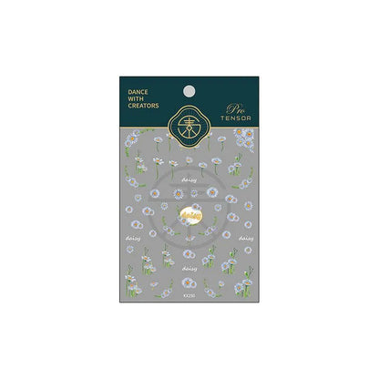 Daisy Nail Art Stickers Little Flower Adhesive Sticker Decals KX250