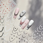 Lace French Tip Nail Stickers 5512
