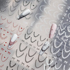 Lace French Tip Nail Stickers 5512