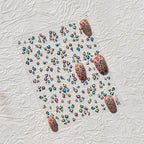Leopard Print Nail Art Stickers Colorful Leopard Adhesive Sticker Decals