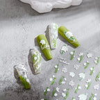 Lily Flower Nail Art Stickers Floral Adhesive Slider Sticker Decals TS1687