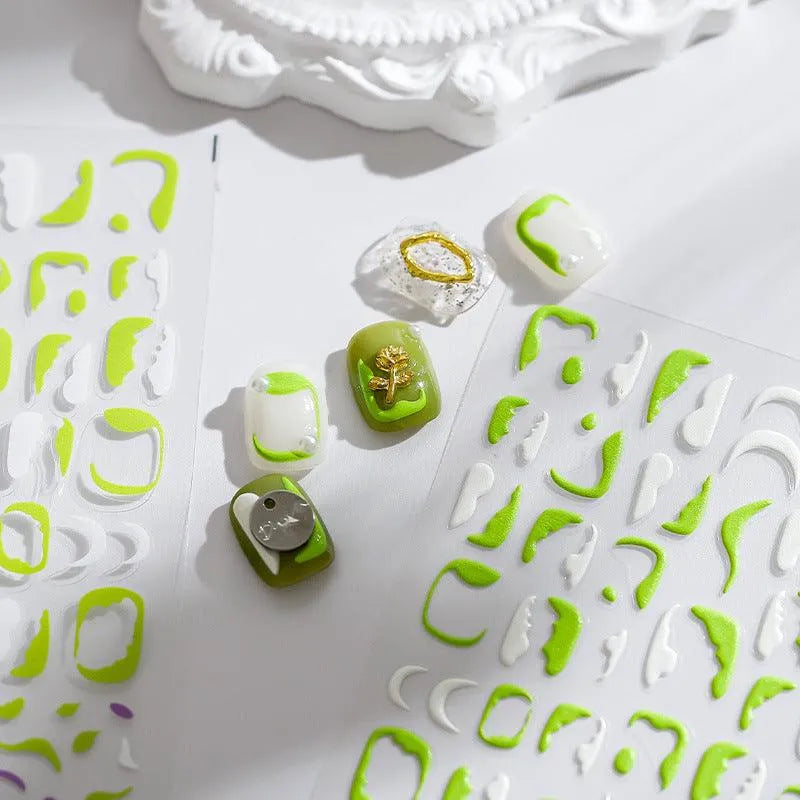 Lines Nail Art Stickers Adhesive Slider French Tips Sticker Decals TS1729