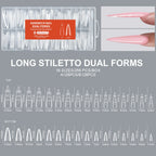 Sandwich Dual Nail Forms - Long Stiletto