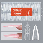 Sandwich Dual Nail Forms - Long Stiletto