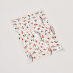 Love Red Bean Nail Art Stickers Adhesive Embossed Sticker Decals with Rhinestones TA285