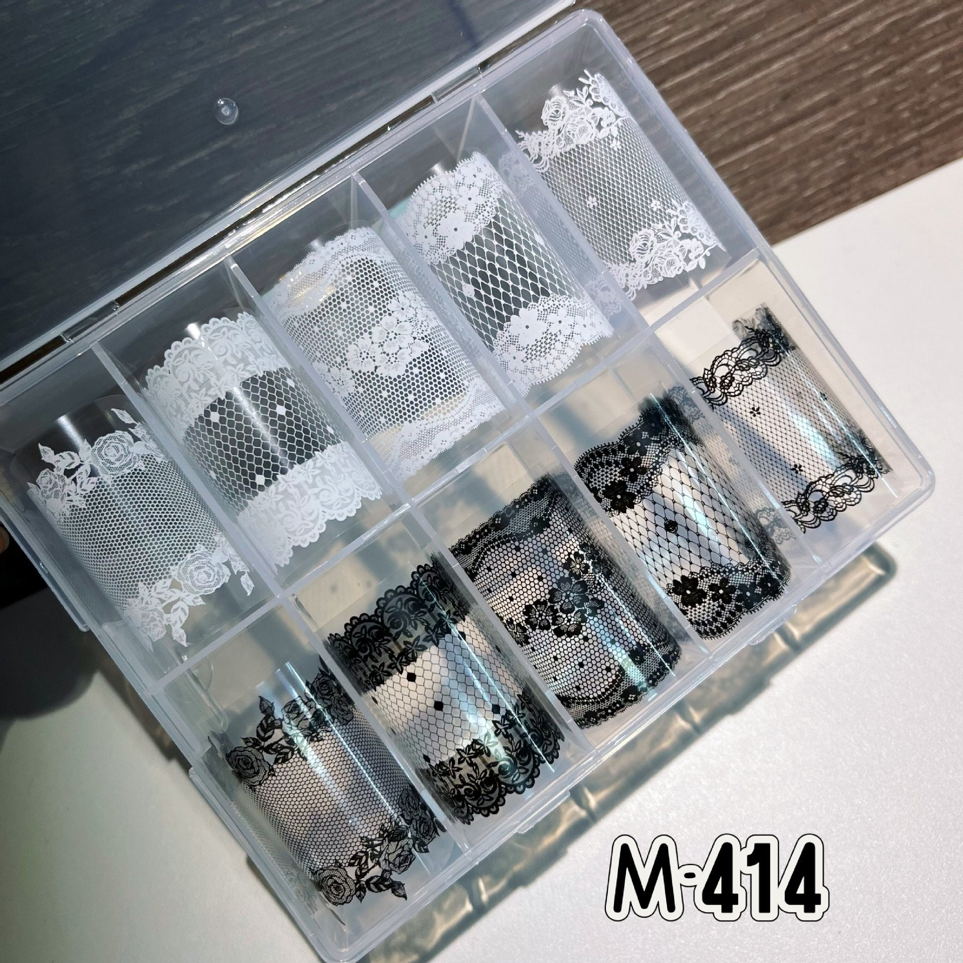 Vintage Floral Lace Nail Foil Collection