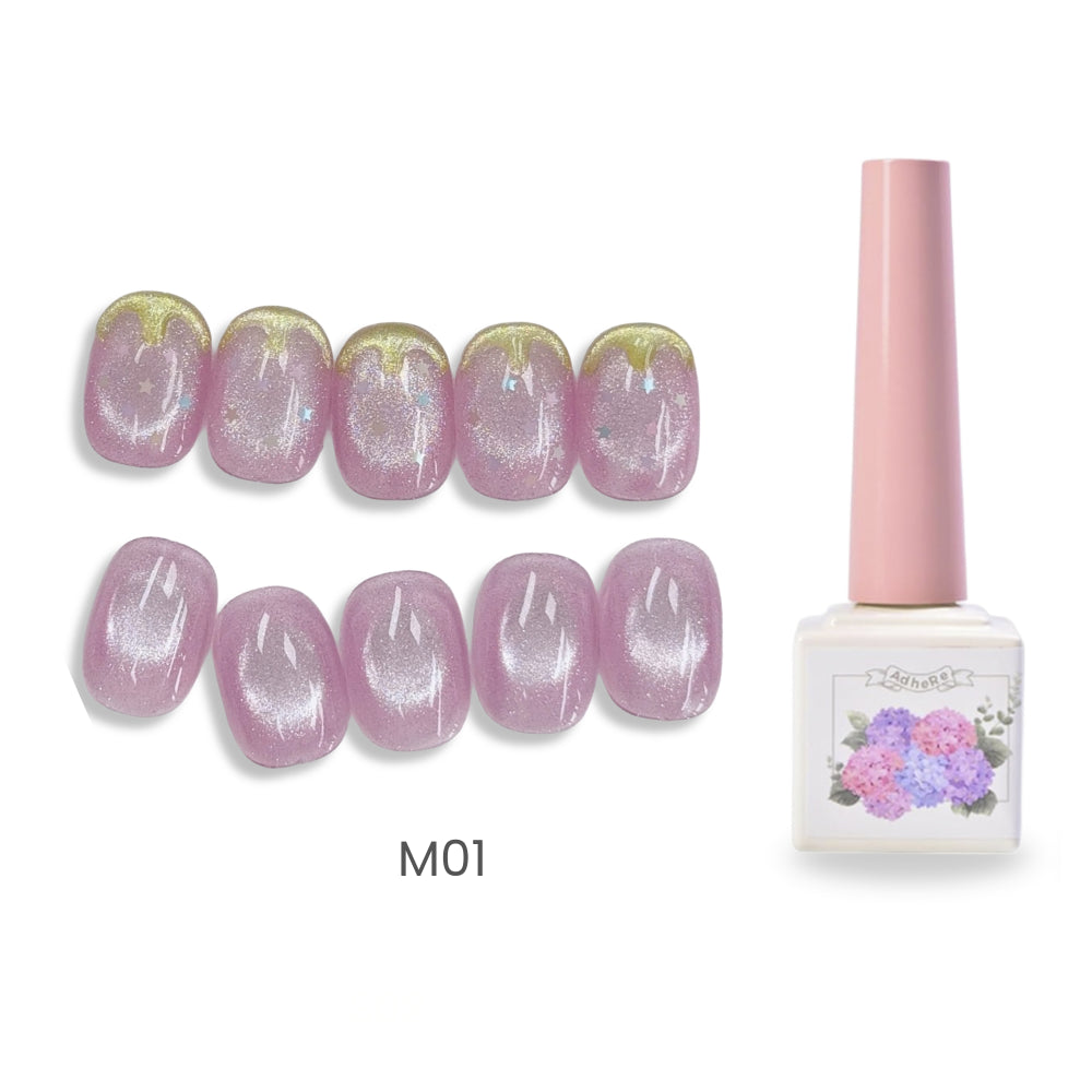 Glass Candy Cat Eye Gel Polish - Jelly Magnetic Syrup Nail Gel 12ml