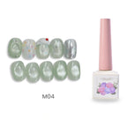 Glass Candy Cat Eye Gel Polish - Jelly Magnetic Syrup Nail Gel 12ml