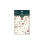 Gold Star Moon Nail Art Stickers Adhesive Slider Butterfly Embossed Sticker Decals M050 gold