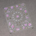 Nail Art Stickers Adhesive Slider Embossed Zodiac Aries Nail Sticker Decals DIY Nail Supplies M273