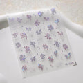 Black Rose Flower Nail Art Stickers Adhesive Slider Rose Butterfly Sticker Decals M326