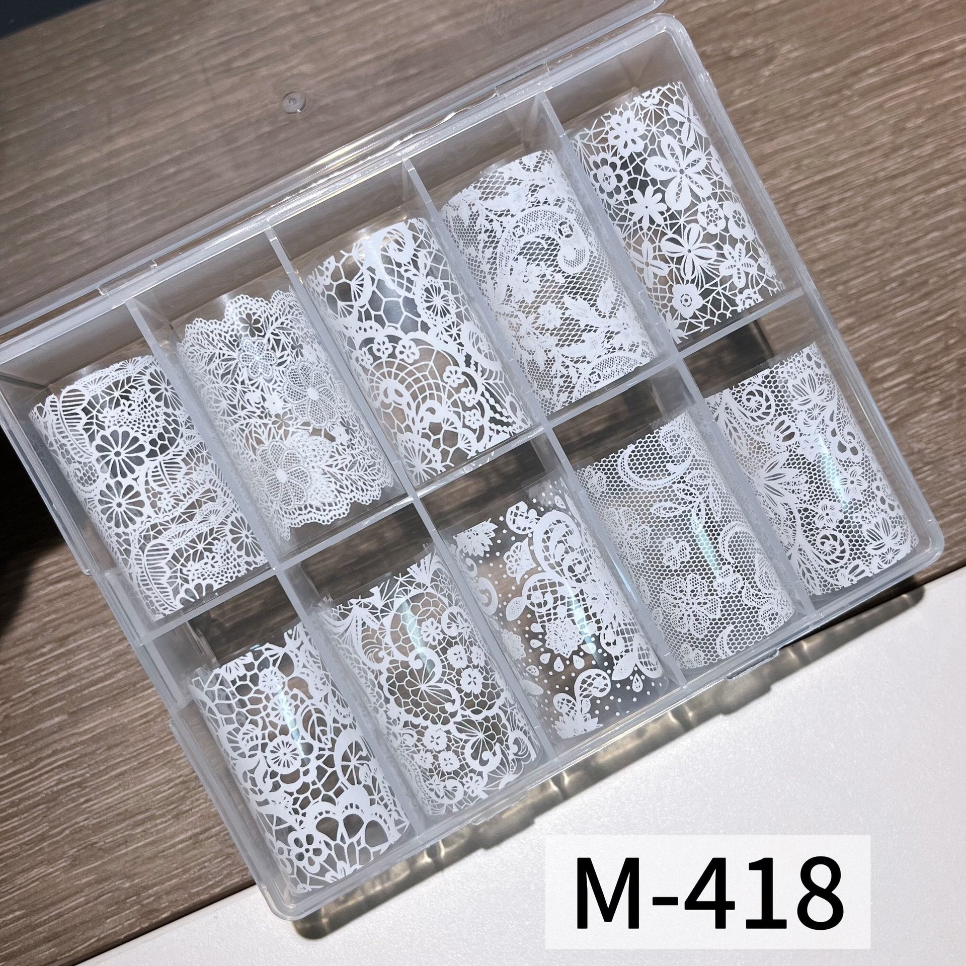 Vintage Floral Lace Nail Foil Collection