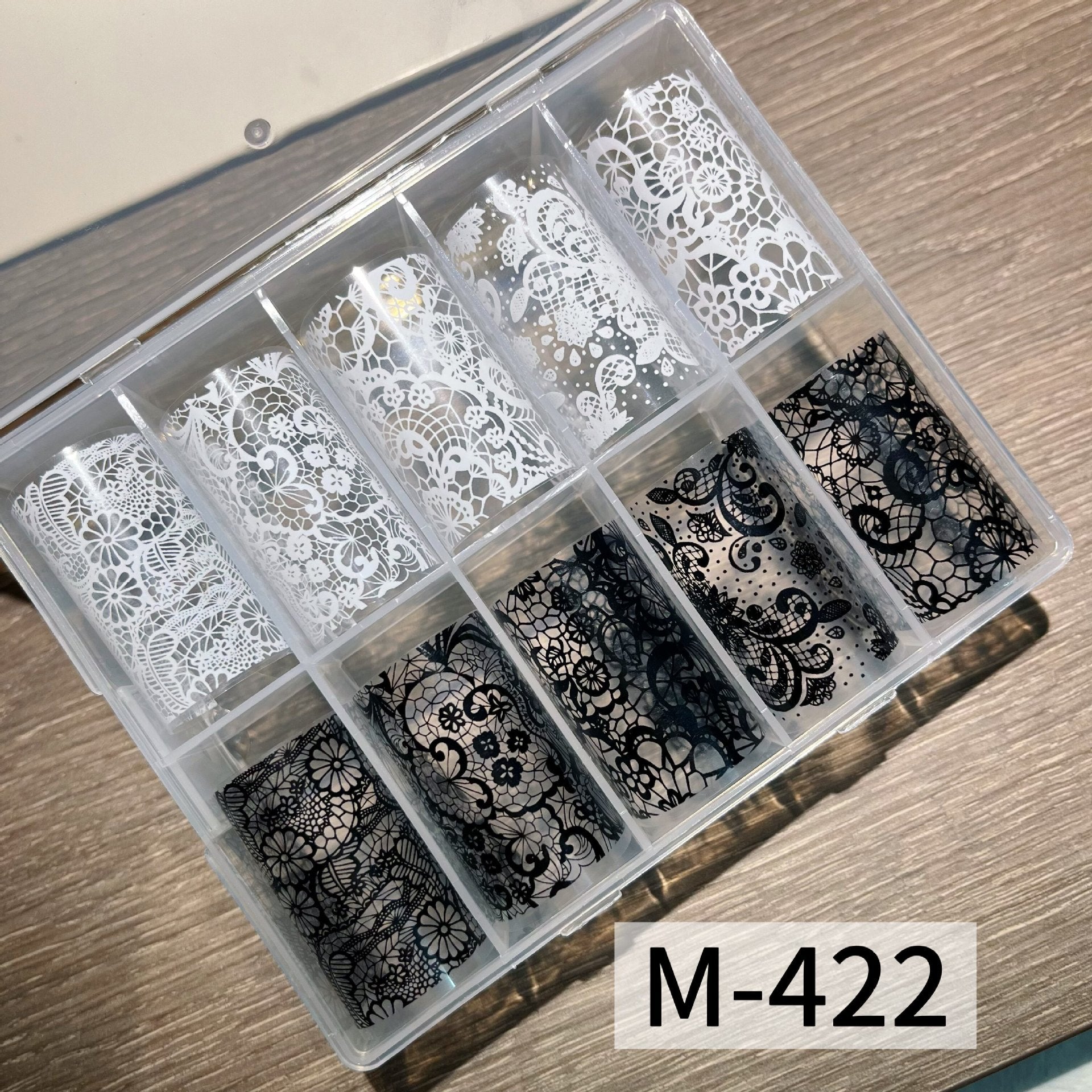 Vintage Floral Lace Nail Foil Collection