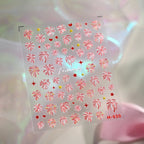 3D Fireworks Nail Stickers - New Year's Eve & Celebration Party Nail Art Decals M930