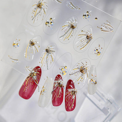 Handmade 5D Christmas Nail Charms Set