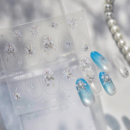 Handmade 5D Christmas Nail Charms Set