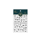 Summer Bikini Design Nail Art Stickers 3D Adhesive Slider For Summer Beach Sticker Decals MN140