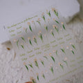 Tulip Nail Art Stickers Tulip Flower Adhesive Sticker Decals MN247