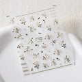 Yellow Flowers Nail Art Stickers Adhesive Wild Flower Sticker Decals MN379