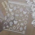 Baroque Vintage Lace Nail Art Stickers 1099
