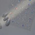 Aurora Light Bubble Nail Art Stickers Water Bubble Marble Decals MS567