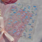 5D Holographic Fish Nail Stickers – Y2K Mermaidcore Nail Art Decals