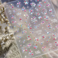 Aurora Sequin Dreamy Cloud Nail Stickers MS880