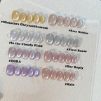 Magnetic Cat Eye Gel Polish Kit -  7 Colors Holographic & Shimmer Nail Polish (12ml)