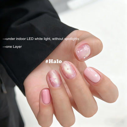 Magnetic Cat Eye Gel Polish Kit -  7 Colors Holographic & Shimmer Nail Polish (12ml)