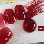 HEMA-Free Stained Glass Gel Polish - 9-Piece Rainbow Jelly Collection (12ml)