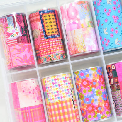 Maximalist Patchwork Nail Foil Collection - 381